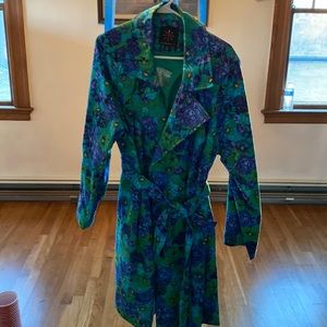 Blue/Green Floral Coat